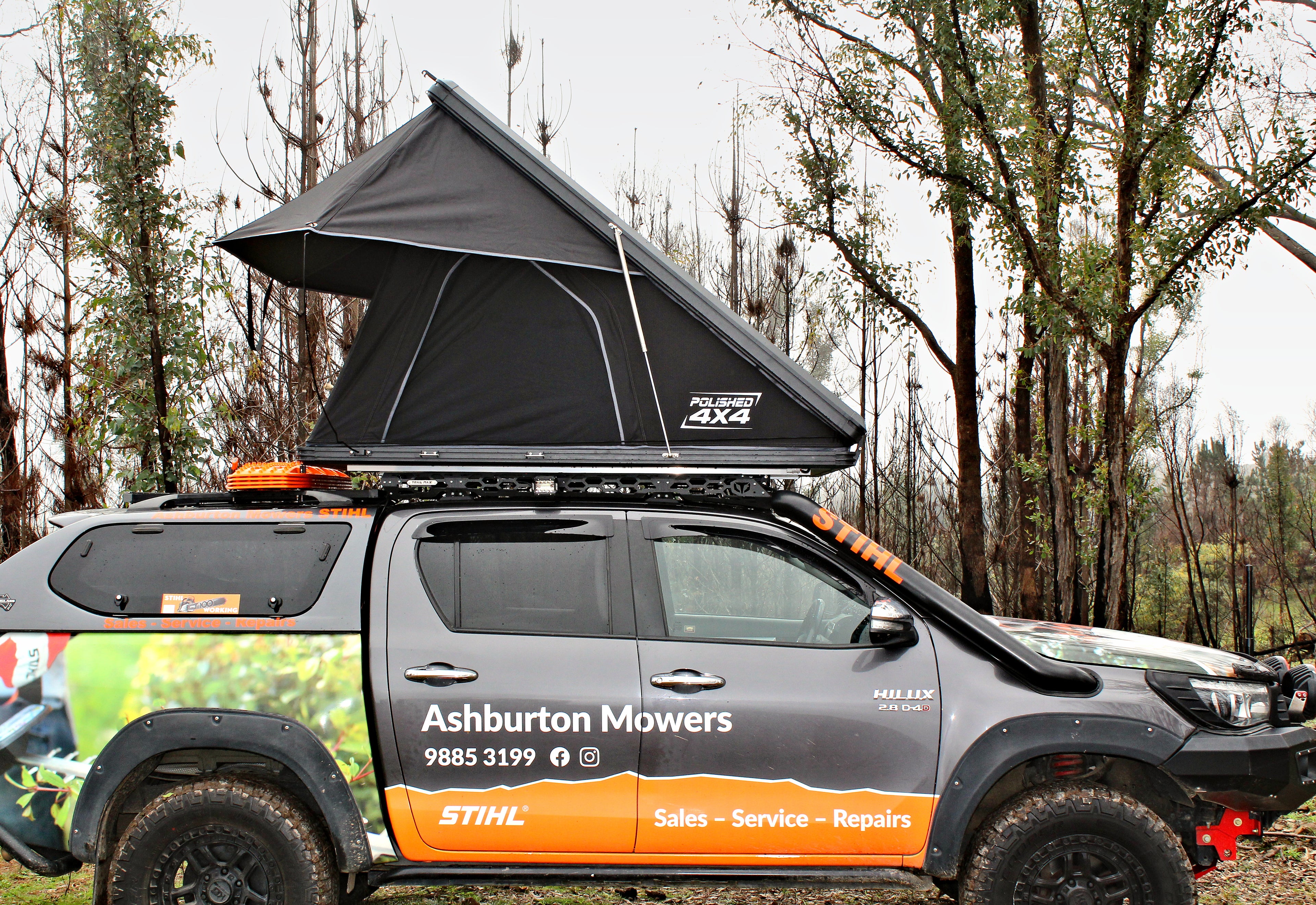 Polished T1 Hardshell Rooftop Tent